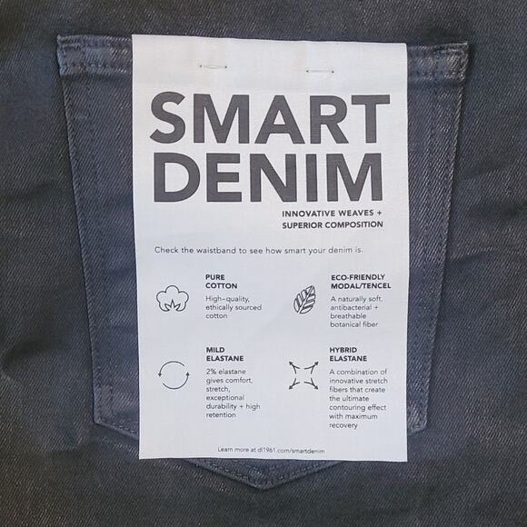 DL1961 Sandra Night Shine Black Coated Lace‑Up Denim Mini Skirt L NWT - Picture 3 of 16